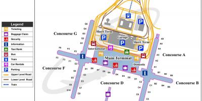 Bkk ہوائی اڈے کا نقشہ