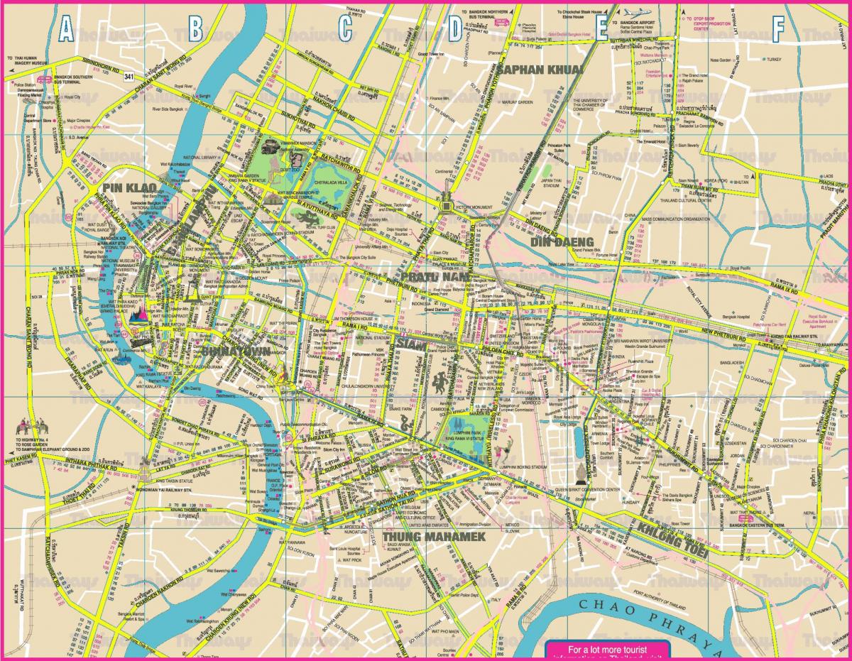 شہر کا نقشہ بینکاک