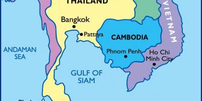 بنکاک تھائی لینڈ کا نقشہ